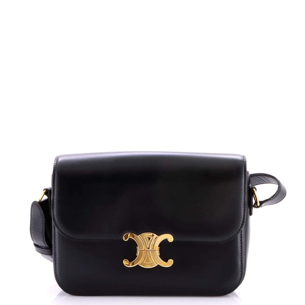 Celine Triomphe Shoulder Bag Smooth #224661C24B - Picture 1 of 9